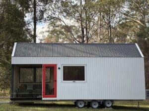 Eire single-story house with panoramic windows for natural light