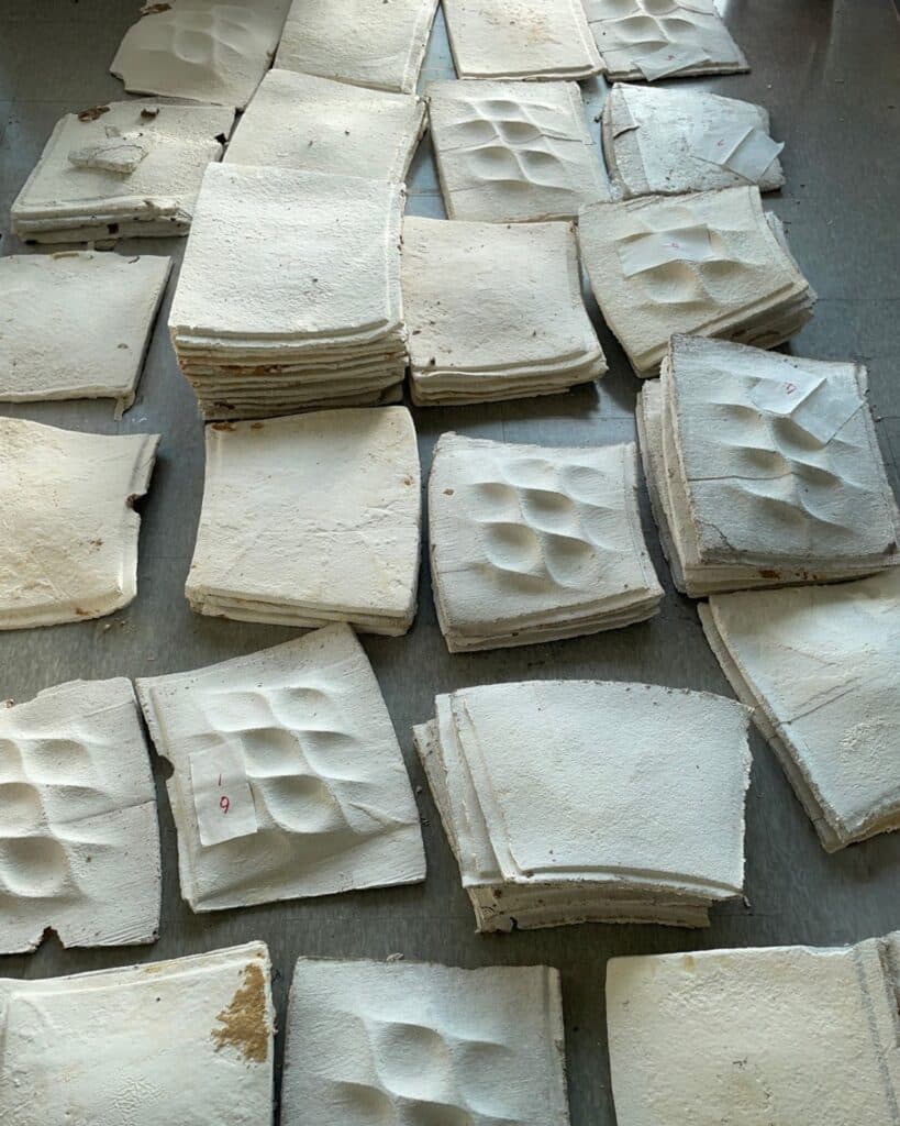 3D-printed molds for fungal growth in architectural design