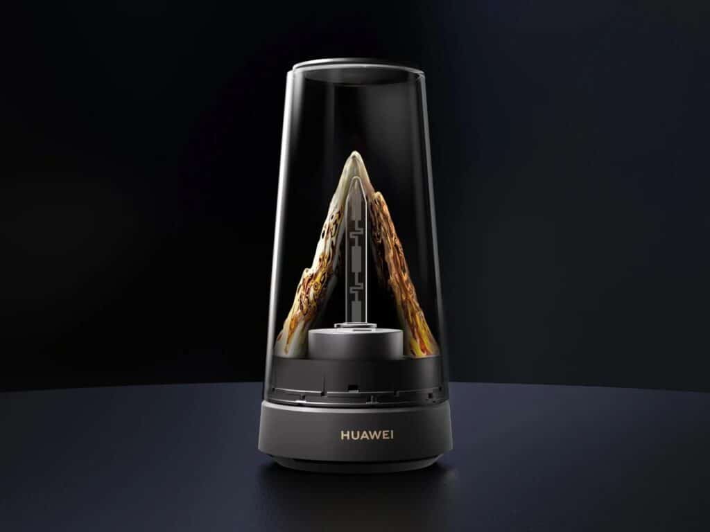 Exploration of Huawei X3 Pro router design integrating aesthetic, functional network features, Hybrid Mesh, Wi-Fi 7, and visual lighting inspired by entropy wall.