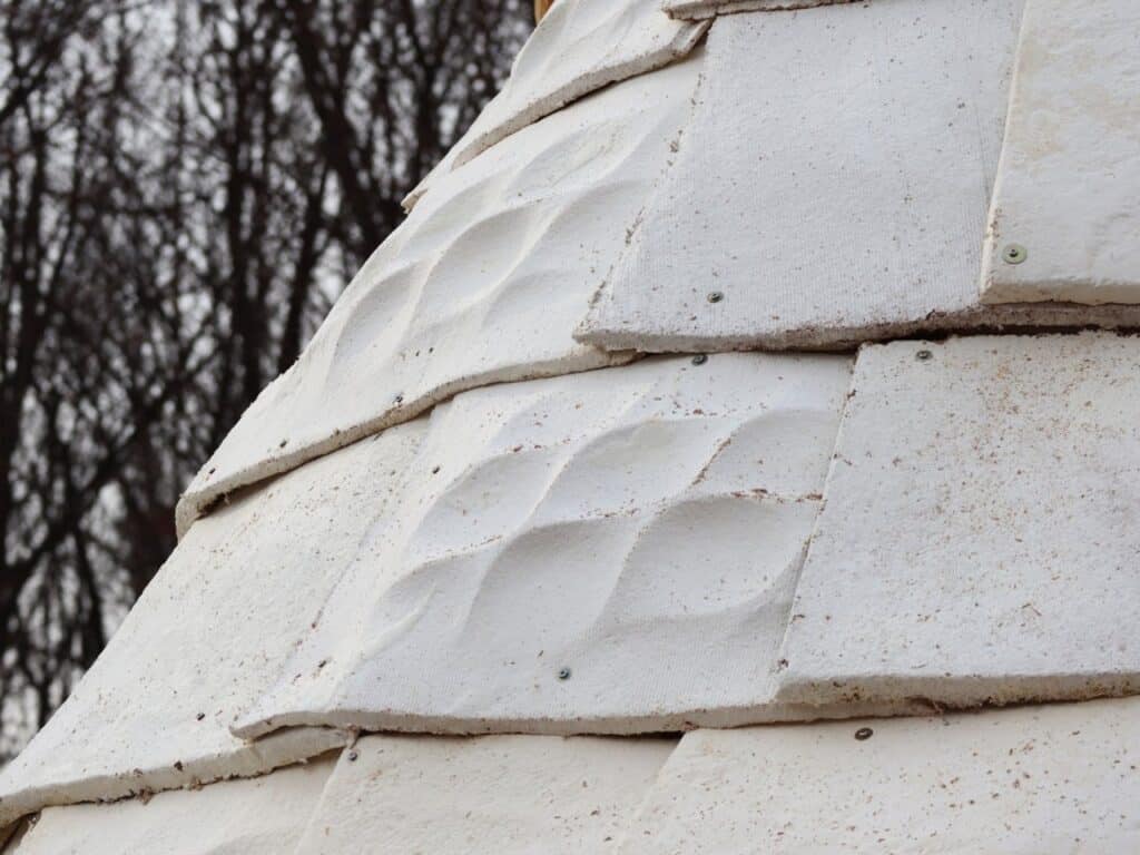 3D-printed molds for fungal growth in architectural design