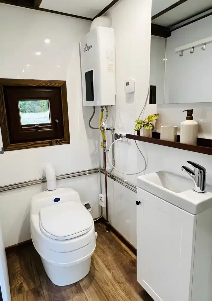 The Sofia tiny house featuring eco-friendly materials, smart space design, and modern minimalist architecture.