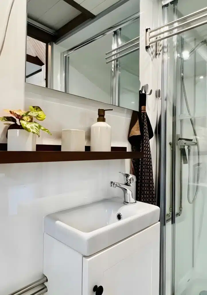 The Sofia tiny house featuring eco-friendly materials, smart space design, and modern minimalist architecture.