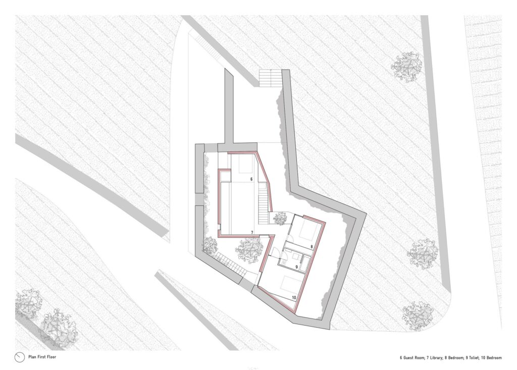 Aerial view of vineyards in the Duro Barro area