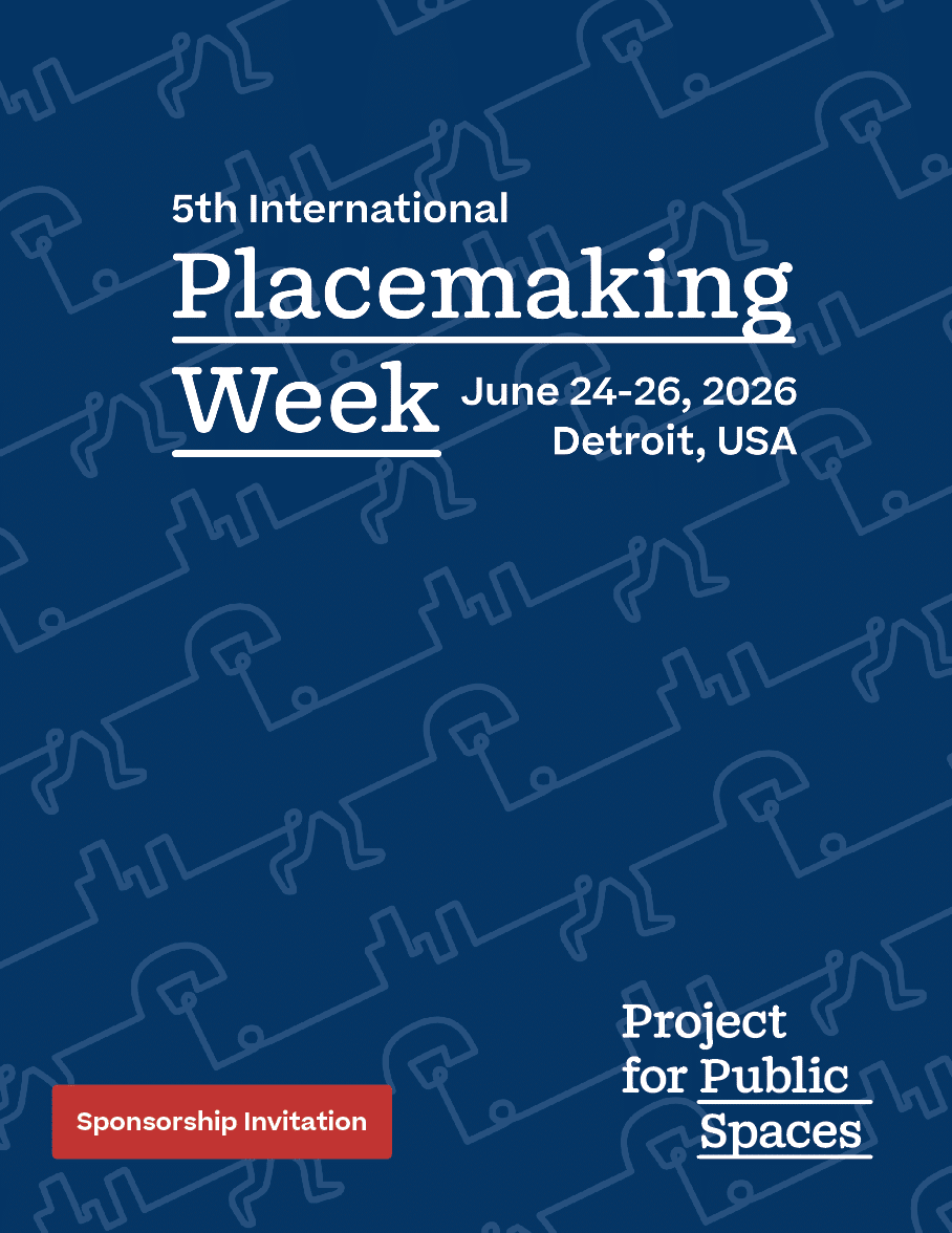 Promotional cover image for the 5th International Placemaking Week 2026 showing event title text with graphic design elements representing placemaking and community engagement.