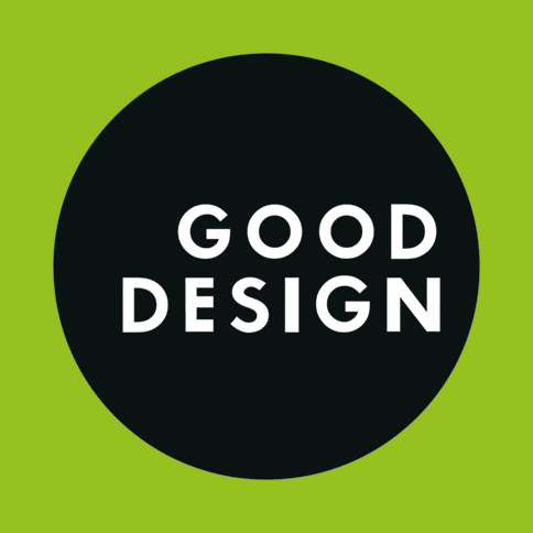 The official Green Good Design Sustainability Awards 2026 logo featuring a modern minimalist design emphasizing eco-friendly and sustainable innovation.