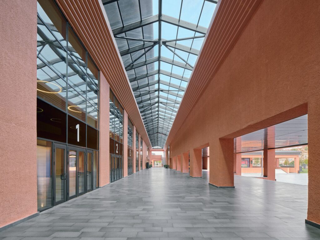 Comprehensive views of Istanbul&rsquo;s Basketball Development Center (BDC) showcasing integrated sports, cultural, and educational facilities, harmonizing historical context with modern architecture and promoting community engagement across all ages.