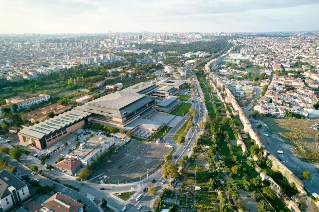 Comprehensive views of Istanbul’s Basketball Development Center (BDC) showcasing integrated sports, cultural, and educational facilities, harmonizing historical context with modern architecture and promoting community engagement across all ages.