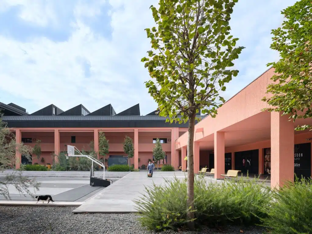 Comprehensive views of Istanbul’s Basketball Development Center (BDC) showcasing integrated sports, cultural, and educational facilities, harmonizing historical context with modern architecture and promoting community engagement across all ages.