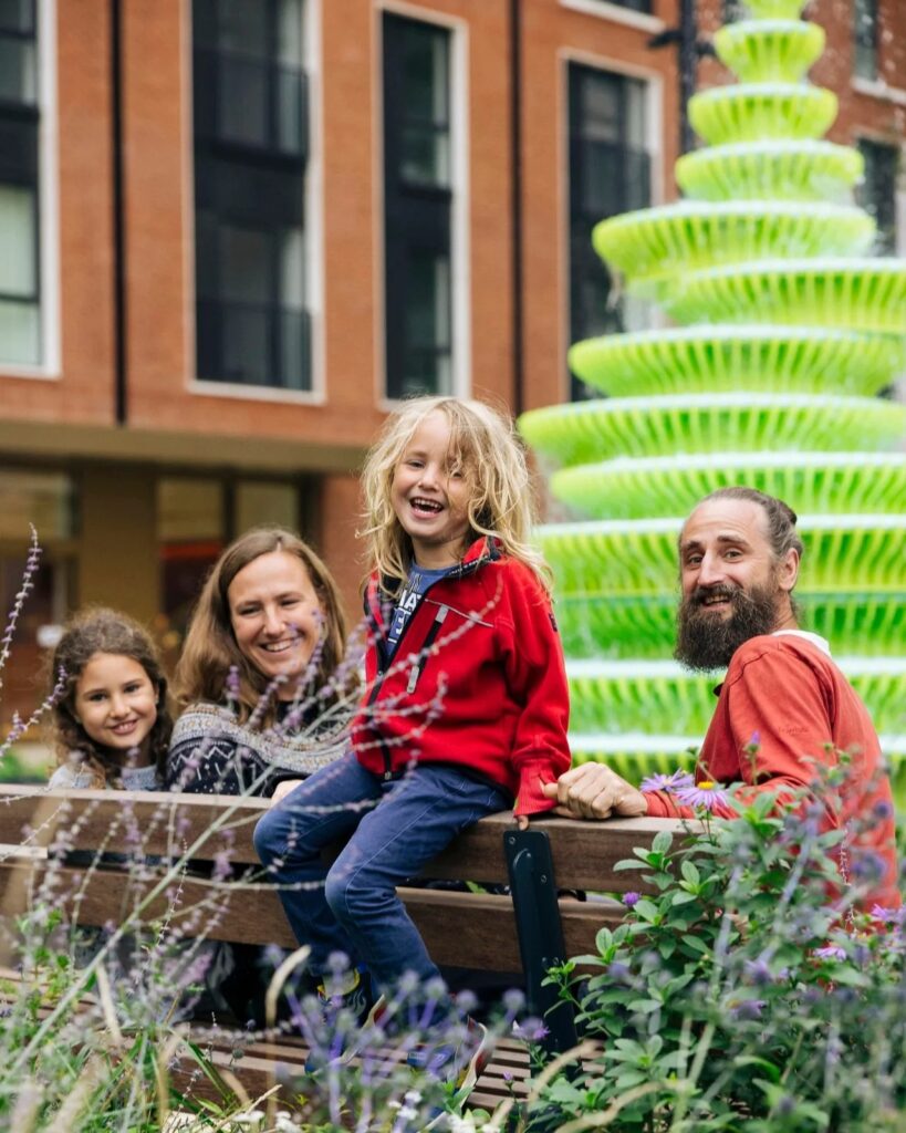 The Fountain in Brent Cross Town, London, is a contemporary and innovative architectural design featuring bright green sculptural panels, unusual angles, and bold colors, combined with frozen water motion to create an interactive visual and sensory experience for visitors, reflecting Neon Studio&rsquo;s philosophy of public art, enhancing local identity and social interaction, while offering a model for redefining fountains in contemporary urban spaces.