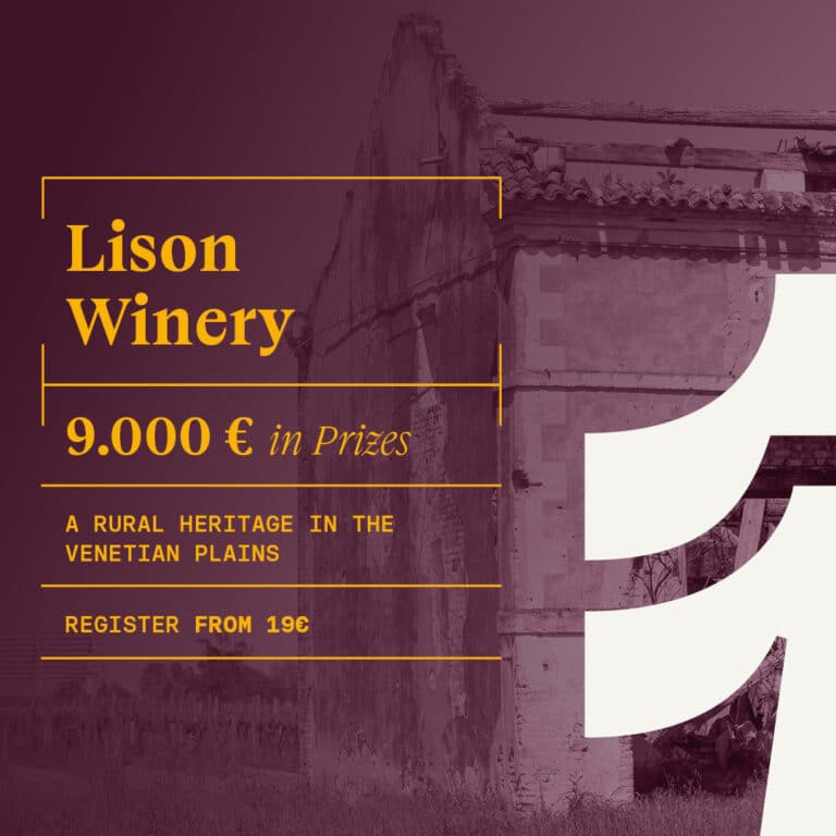Lison Winery Competition 2026 promotional banner highlighting the competition title and winery design theme