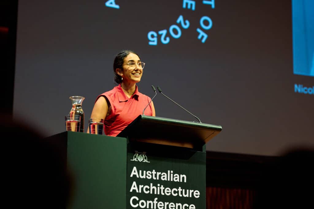 2026 Student Prize for the Advancement of Architecture promotional image showing award title and architectural design motif