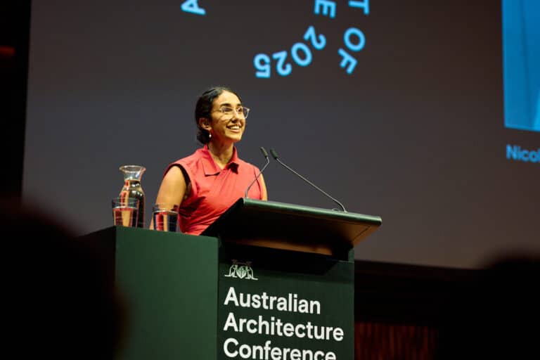 2026 Student Prize for the Advancement of Architecture promotional image showing award title and architectural design motif