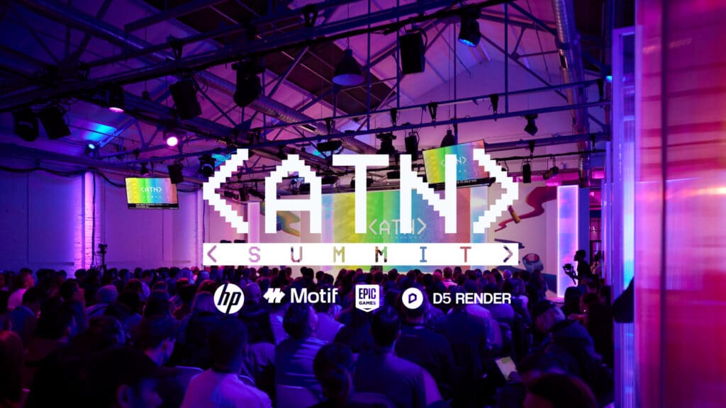 Official ATN Summit 2026 conference banner presenting the architecture and technology event visual identity and branding