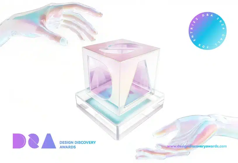 Design Discovery Awards D&A 2026 promotional banner highlighting the design awards and creative recognition event
