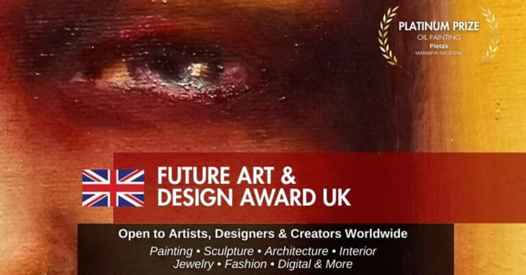 Future Art & Design Award UK 3 2026 promotional banner highlighting the award title and contemporary design theme