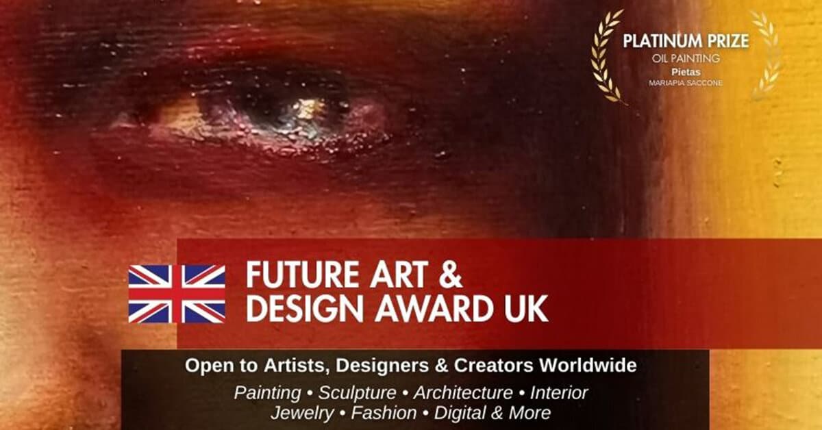 Future Art & Design Award UK 3 2026 promotional banner highlighting the award title and contemporary design theme