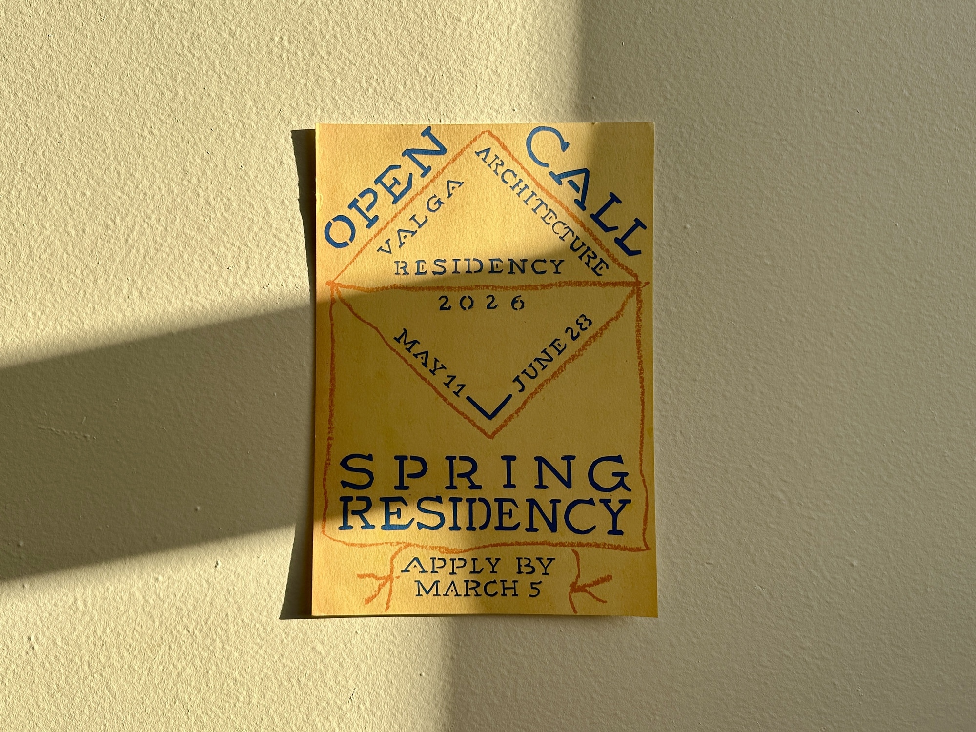 VARES Spring Residency 2026 photograph showing participants and spatial setting of the architectural residency program