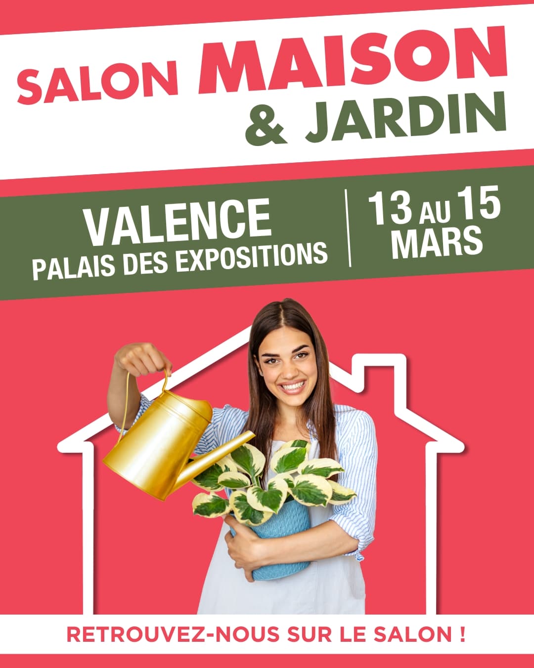 Salon Maison & Jardin de Valence 2026 promotional image representing the home, garden, and lifestyle exhibition in Valence, France