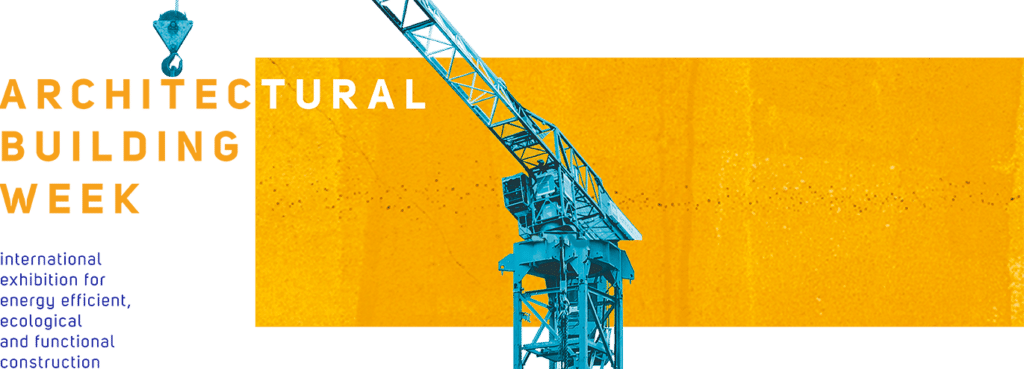 Architectural Building Week 2026 promotional banner representing the construction, architecture, and building industry trade event