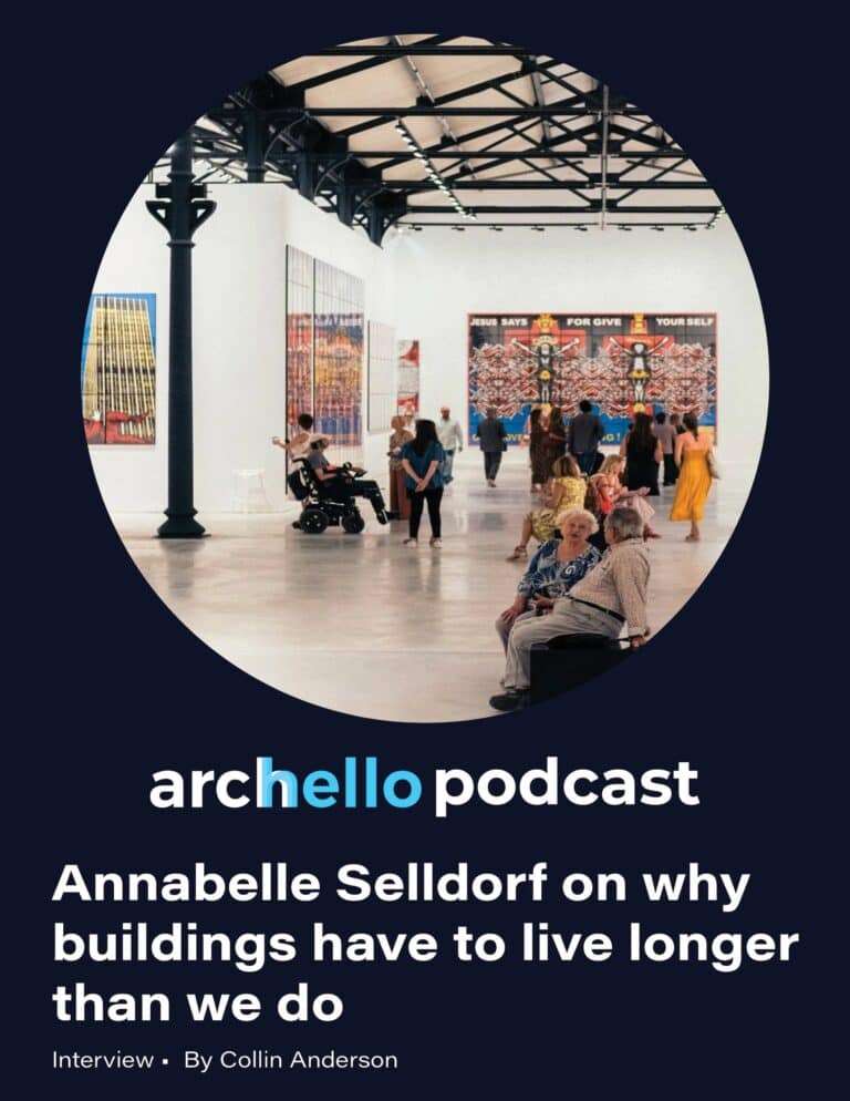 The Work We Do Annabelle Selldorf 2026 promotional image featuring the architect Annabelle Selldorf portrait and event title