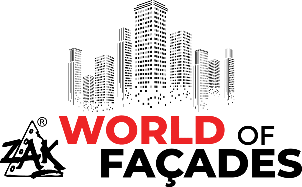 Zak World of Façades 2026 official logo representing the international façade design and building envelope conference