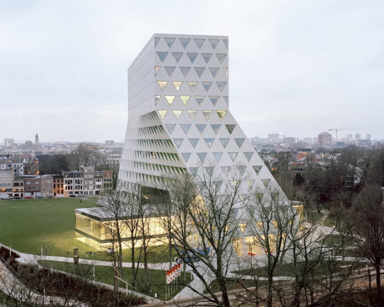 Xaveer De Geyter Selected Work 2026 exhibition promotional image showing architectural project by Xaveer De Geyter