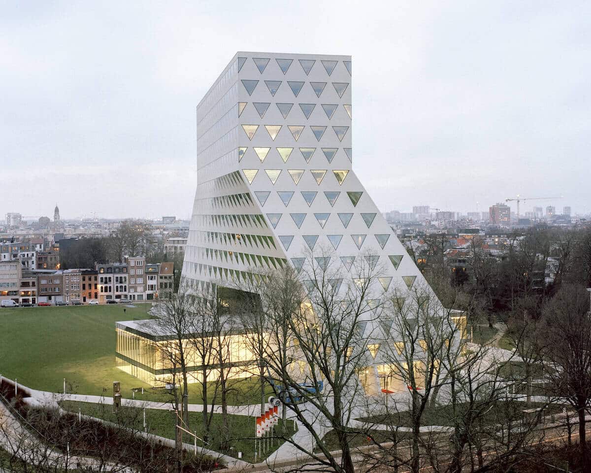 Xaveer De Geyter Selected Work 2026 exhibition promotional image showing architectural project by Xaveer De Geyter