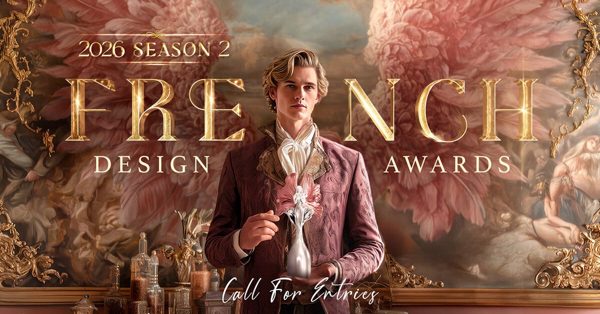 French Design Awards 2026 promotional image showcasing the international design competition celebrating creative excellence across disciplines.