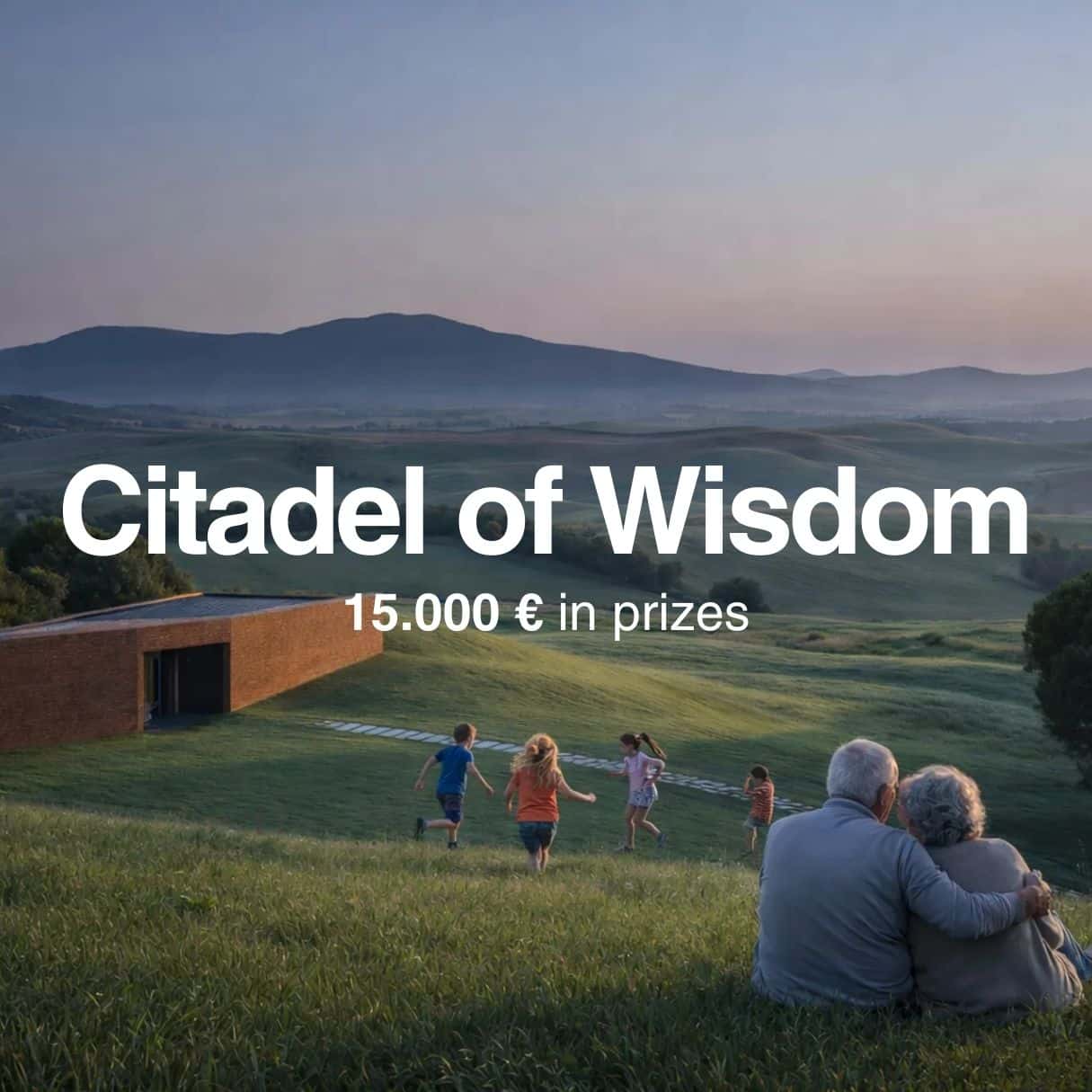 Conceptual architecture for the Citadel of Wisdom competition, exploring monumental forms as spaces for knowledge, culture, and learning.