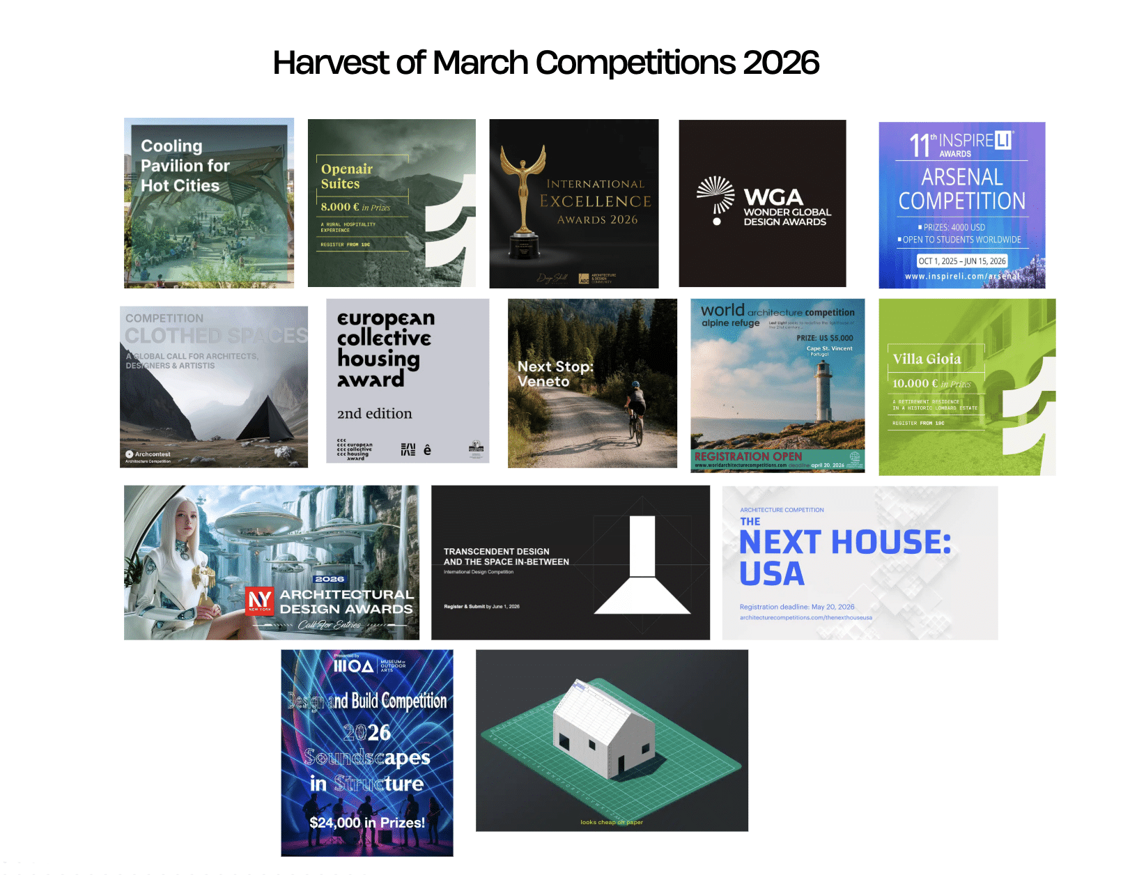 Harvest of March Competitions 2026