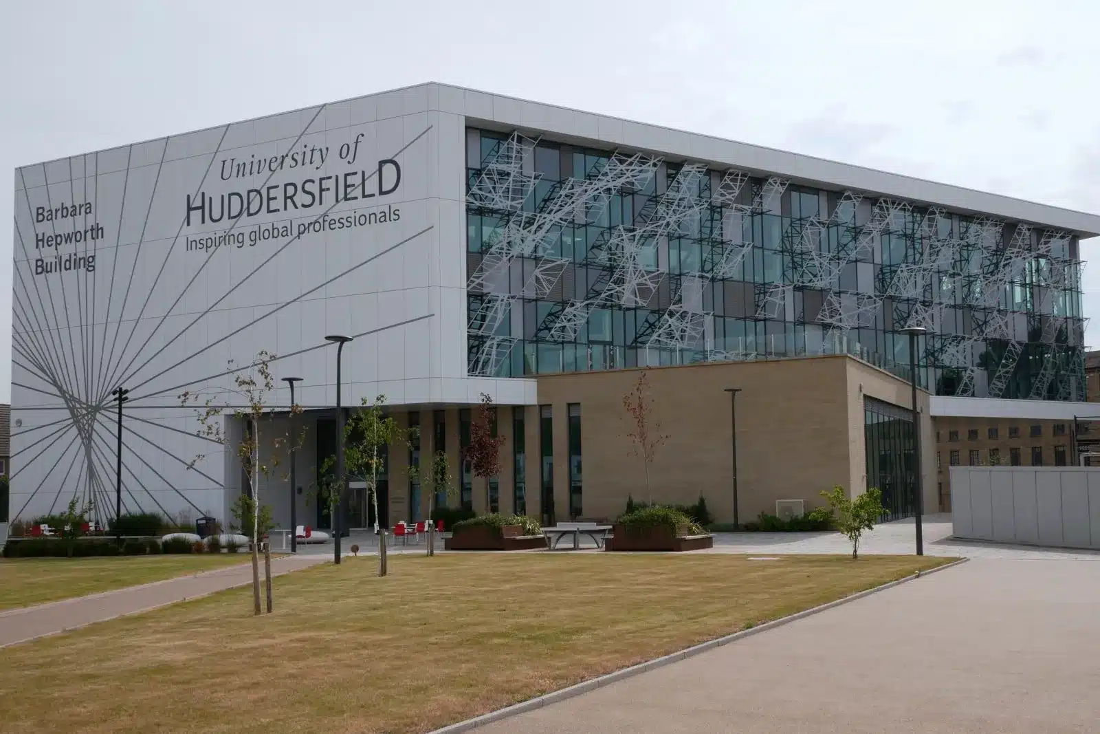Edinburgh campus buildings of the University of Huddersfield representing University of Huddersfield framework 2026-30 strategic development.
