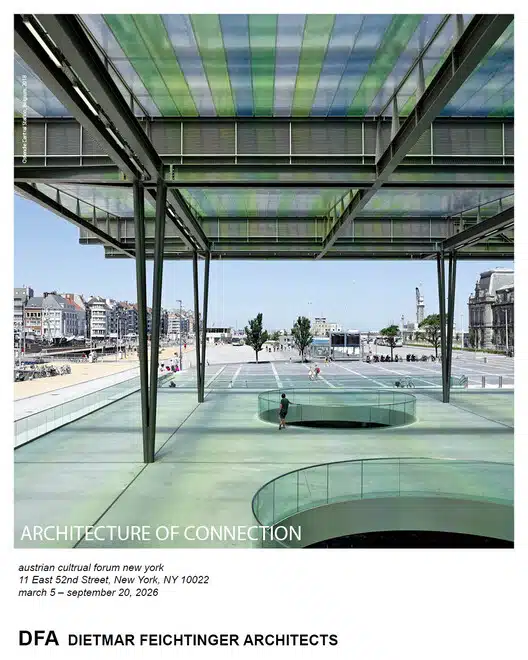 architecture-of-connection-2026-banner.jpg Architecture of Connection 2026 promotional image showing architectural exhibition branding and conceptual design imagery
