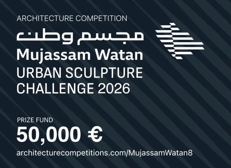 Conceptual urban sculpture design representing the Mujassam Watan Urban Sculpture Challenge #8 public art competition in Saudi Arabia.