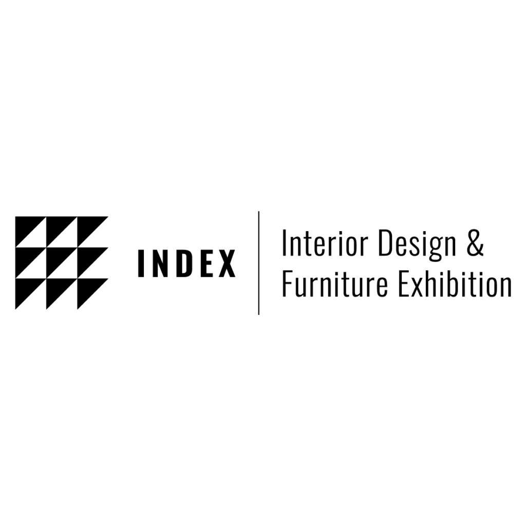 INDEX Exhibition 2026 official promotional banner highlighting international interior design, furniture, and fit out trade fair in Dubai