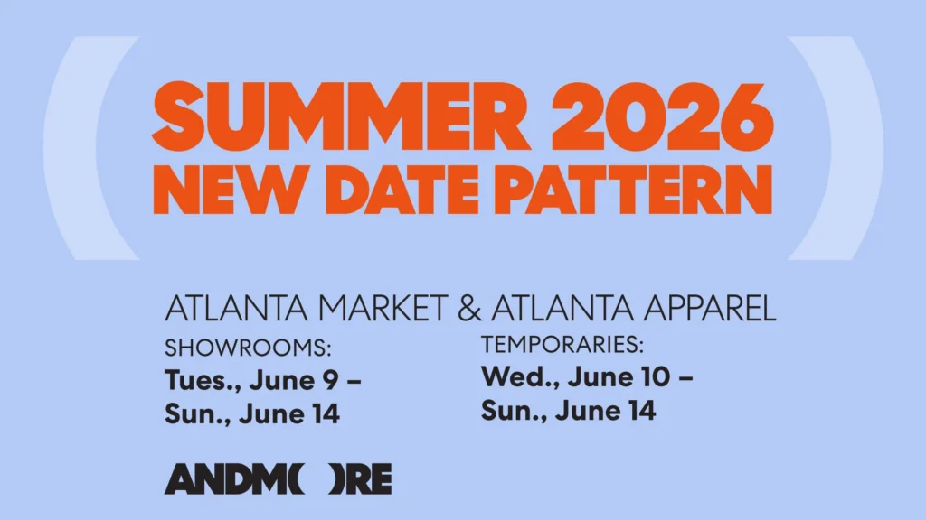 Atlanta Market 2026 promotional banner showcasing the largest gift, home décor, and lifestyle wholesale trade show at AmericasMart Atlanta