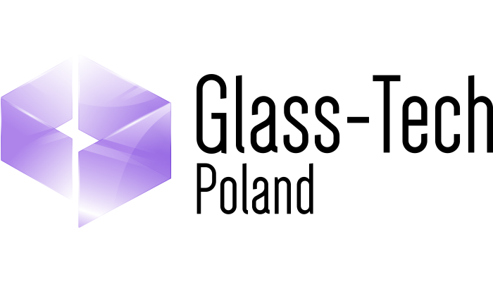 Glass Tech Poland 2026 official logo representing the international trade fair for glass processing technologies and innovative construction glass solutions