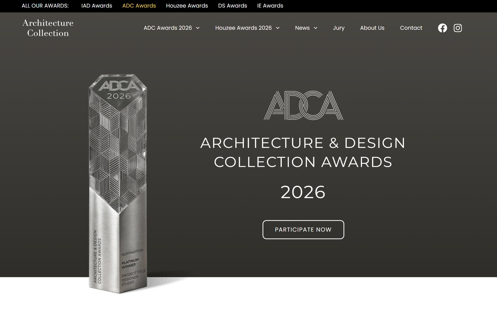 Architecture Collection 2026 competition banner showcasing conceptual architecture, visionary design proposals, and innovative ideas shaping the future of the built environment