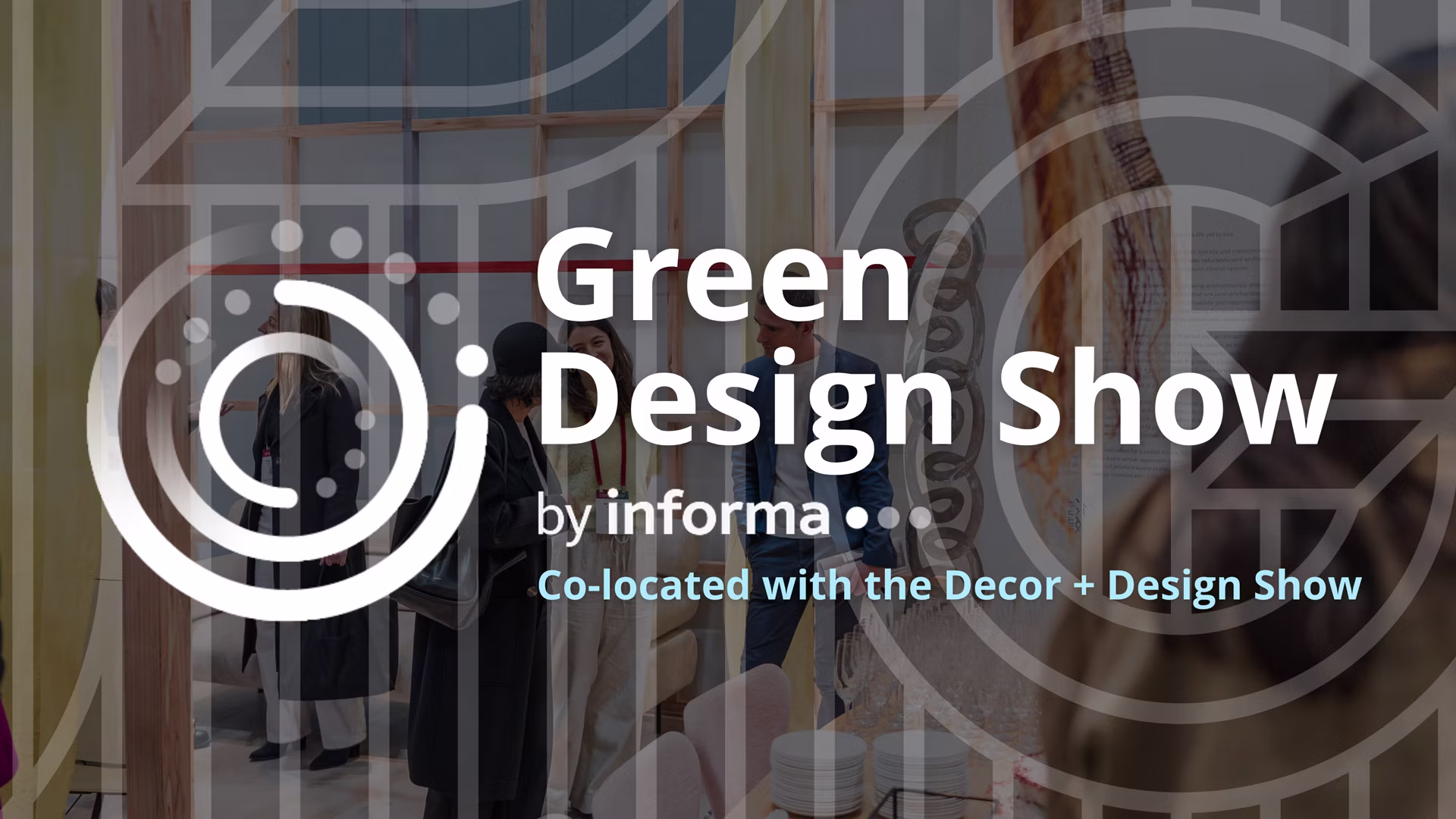 Decor + Design Show 2026 and Green Design Show promotional banner highlighting sustainable interior design, materials innovation, and Australian trade exhibition in Melbourne