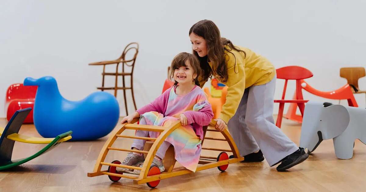 Mini Furniture: Chairs for Children exhibition at MK&G Hamburg showcasing historical and contemporary children’s chair designs exploring play, ergonomics, and furniture design evolution