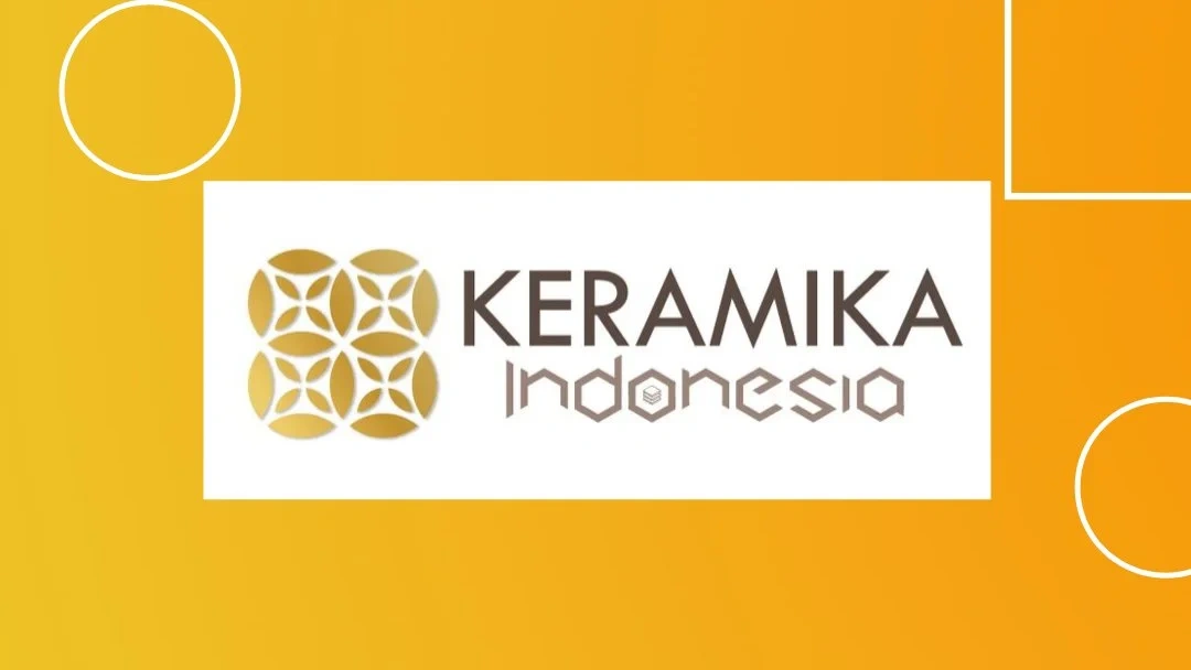 Logo of Keramika Indonesia, ASEAN’s leading ceramics industry exhibition showcasing ceramic products, materials, technologies, and design innovations for the architecture and construction sectors.