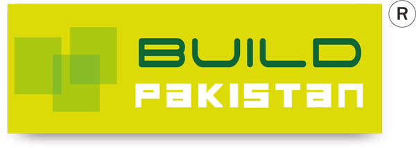 Build Pakistan 2026 exhibition banner promoting construction technology, architecture, infrastructure, building materials, and sustainable urban development in Lahore