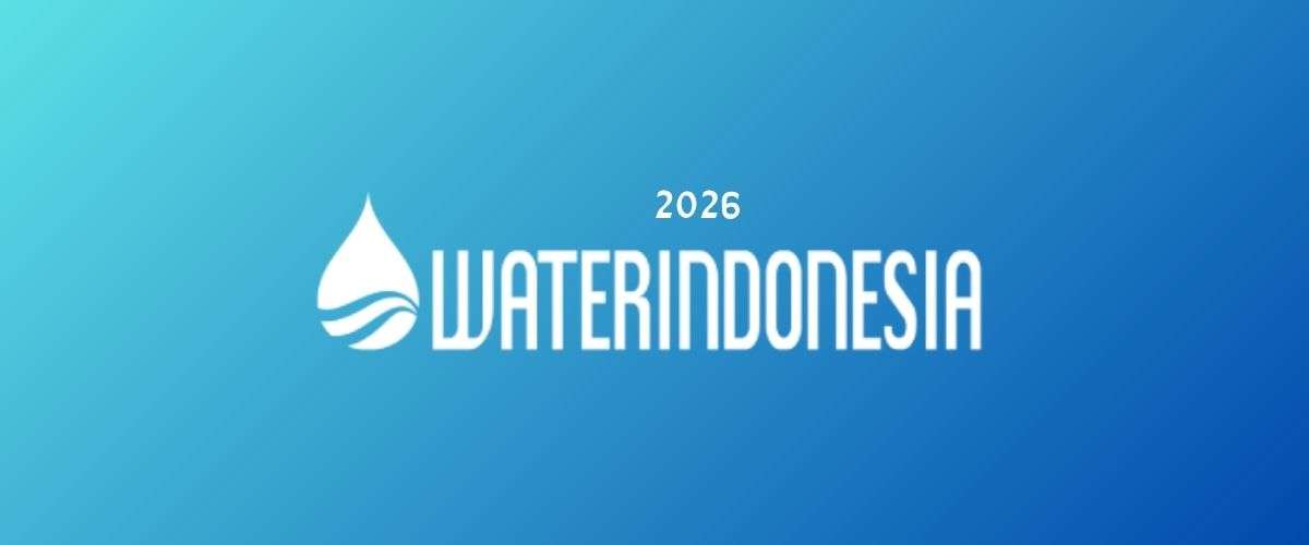 water-indonesia-2026-water-treatment-exhibition-banner.jpg Water Indonesia 2026 official exhibition banner showcasing water treatment, wastewater management, environmental technology, and sustainable water solutions in Jakarta