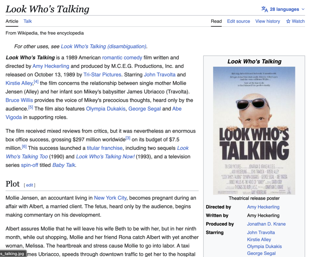 Look Who's Talking