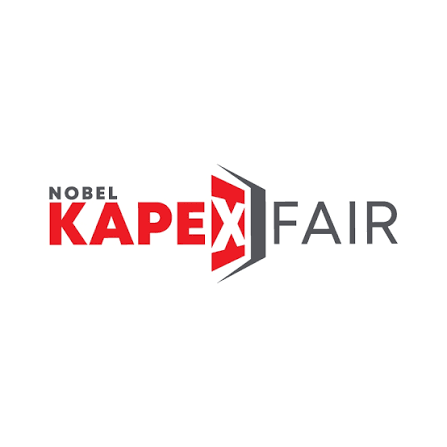 Nobel Kapex Fair 2026 promotional banner showcasing door systems, window technologies, architectural accessories, and building industry solutions in Kayseri, Turkey