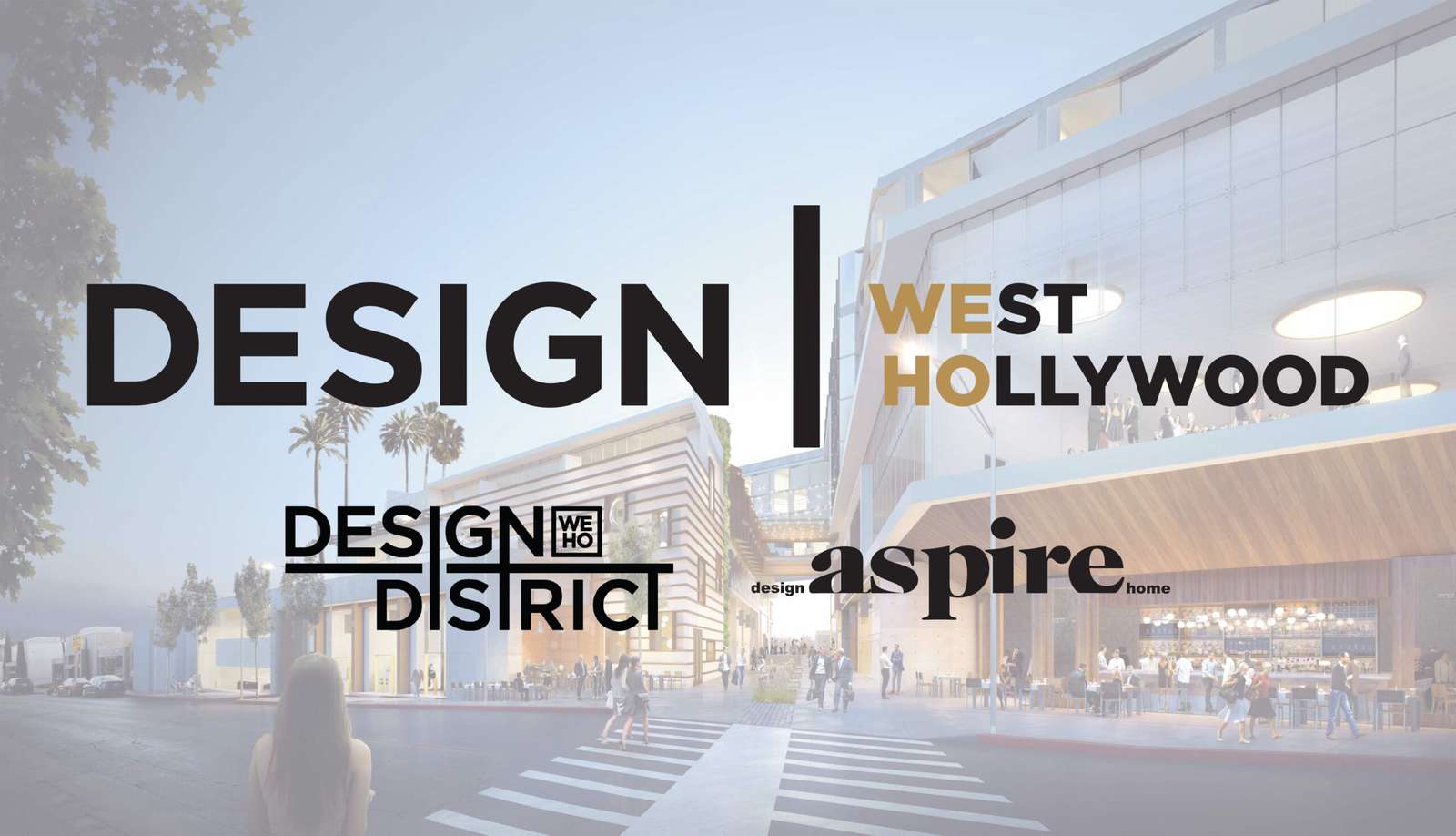 Design West Hollywood 2026 official promotional banner representing interior design, architecture, art, hospitality, and creative industries in the West Hollywood Design District, Los Angeles