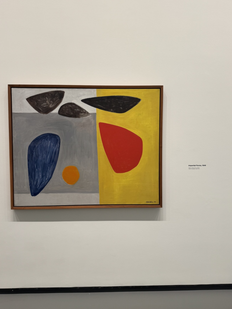 Alexander Calder's Impartial Forms, 1946, displayed at Fondation Louis Vuitton.
