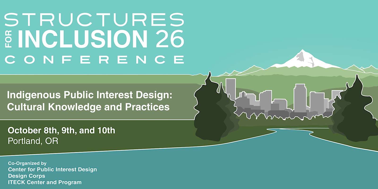 Design event promotional banner showcasing contemporary architecture, interior design, creative installations, and industry discussions for a design-focused gathering
