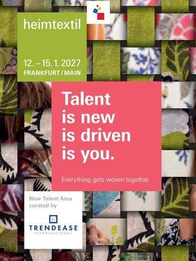 Heimtextil Frankfurt 2027 is a leading international trade fair for home and contract textiles and textile design, bringing together global manufacturers, designers, architects, and interior professionals in Frankfurt.