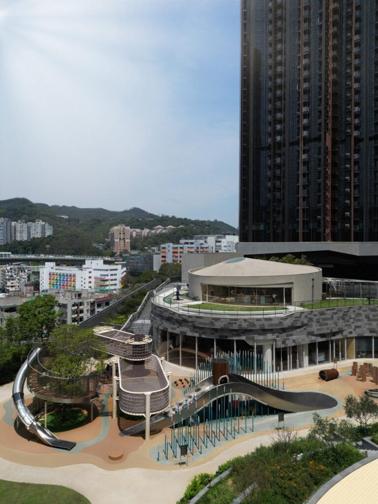 Sky House clubhouse at Pavilia Farm in Hong Kong