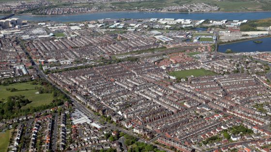 Sandscale depot site in Barrow in Furness, proposed for a new integrated services depot.